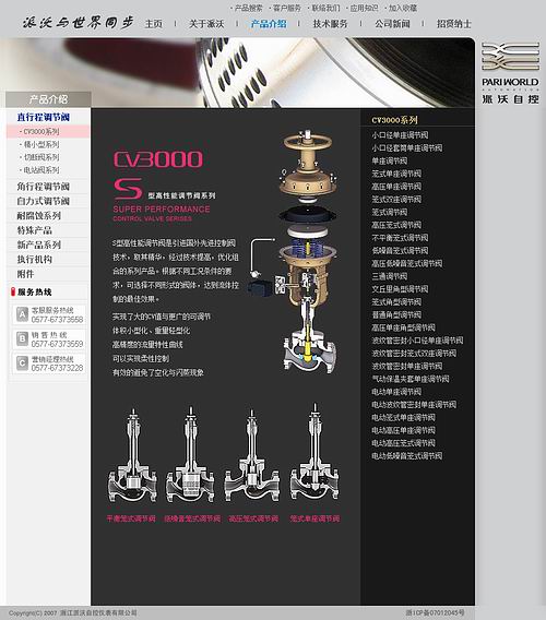閥門網(wǎng)站設計